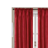 Ramallah Trading Nikki Faux Silk Rod Pocket Curtain Panel 54 x 90