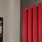 RT Designers Nellie Embossed Blackout Grommet Panel - Red
