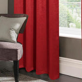 RT Designers Nellie Embossed Blackout Grommet Panel - Red