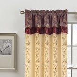 Priscilla Embroidered Panel With Double Valance - RT Designers Collection