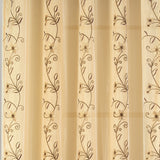 Priscilla Embroidered Panel With Double Valance - RT Designers Collection