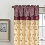 Pia Embroidered Panel With Double Valance - RT Designers Collection