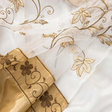 Pia Embroidered Panel With Double Valance - RT Designers Collection