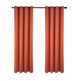 RT Designers Collection 100% Polyester 250 GSM Riley 100% Blackout Grommet Panel 54" x 45" Spice