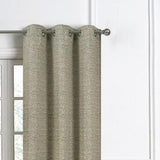 RT Designers Collection Roman Jacquard Premium & Stylish Grommet Panel Pair 38" x 84" Taupe