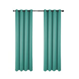 RT Designers Collection 100% Polyester 250 GSM Riley 100% Blackout Grommet Panel 54" x 105" Teal