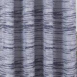 Olivia Gray Tropez Two Tone Jacquard Single Grommet Curtain Panel Pair - 54x84", Navy