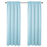 RT Designers Collection 100% Polyester Twilight Blackout Rod Pocket Curtain Panel 54" x 84" Blue