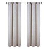 RT Designer Collection Wilton Jacquard Grommet Luxurious Modern Design Curtain Panel 54" x 84" Taupe