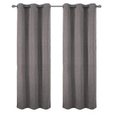 RT Designer Collection Florence Jacquard Luxurious Decorative Grommet 2 Pack Curtain Panel 36" x 84" Taupe