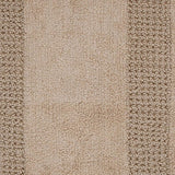 Perthshire Platinum Collection Cotton Racetrack Design Skid Resistant Comfortable Absorbent Bath Rug