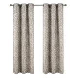 RT Designer Collection Cambridge Jacquard 2 Pack Luxurious Modern Design Curtain Panel 36" x 84" Taupe