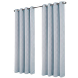 RT Designers Collection Celeste Shimmer Jacquard Polyester Grommet 2 Pack Window Curtain Panel Set 36" x 84" Silver