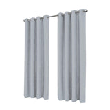 RT Designer Collection Cassi Shimmer Jacquard 2 Pack Grommet Curtain Panel Pair 36" x 84" Grey