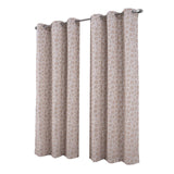 RT Designer Collection Jasper Lurex Jacquard 2 Pack Grommet Curtain Panel 36" x 84" Taupe