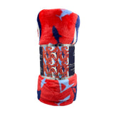 Plazatex Red Shark Micro plush Decorative All Season Red Color 50" X 60" Throw Blanket
