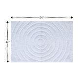 Knightsbridge Echo 220 GSF Non Skid Back Bath Rug 17" x 24"