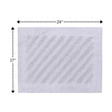 Shooting Star 220 GSF Reversible Bath Rug 17 x 24 - White