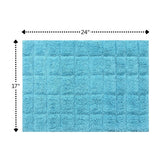 Knightsbridge Summer Tile 220 GSF Non Skid Back Bath Rug 17 x 24