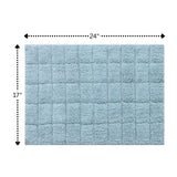 Knightsbridge Summer Tile 220 GSF Non Skid Back Bath Rug 17 x 24