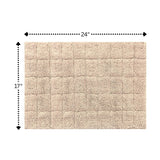 Knightsbridge Summer Tile 220 GSF Non Skid Back Bath Rug 17 x 24