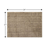 Knightsbridge Summer Tile 220 GSF Non Skid Back Bath Rug 17 x 24