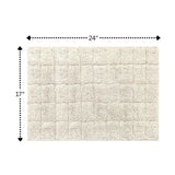 Knightsbridge Summer Tile 220 GSF Non Skid Back Bath Rug 17 x 24