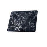 RT Designers Collection Galactic Rabbit Fur Premium Foam Rug 17" x 24" Navy with Silver Foil