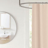RT Designer Collection Bliss Waffle Shower Curtain 70" x 72" Blush