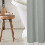 RT Designer Collection Bliss Waffle Shower Curtain 70" x 72" Grey