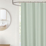 RT Designer Collection Bliss Waffle Shower Curtain 70" x 72" Sage