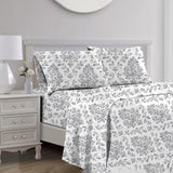 RT Designers Collection Skylar Organic Cotton Ultra Soft Printed Sheet Set Multi