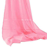 Olivia Gray Celine Decorative Sheer Curtain Scarf for Bedroom, Kitchen, Living Room, Dining Room & More - Machine Washable Sheer Curtain Drape Scarf - 55-inch x 216-inch