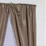 Carnation Home Fashions "Lauren" Diamond-Piqued, 100% Polyester Window Curtain - 34x54"