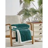 Plazatex Corduroy Faux Sherpa Reverse Throw Blanket - 50x60", Teal