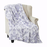 RT Designer's Collection Dallas Printed Premium Flannel Throw Blanket 50" x 60" Multicolor