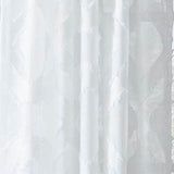 Saturday Knight Ltd Edge Diamond Shaped Window Panel With 1.5" Rod Pocket - White