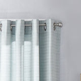 SKL Home Saturday Knight Ltd Maeve Sophisticated Yarn Dyed Woven Horizontal Pattern SunSafe Window Panel - Sage