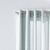 SKL Home Saturday Knight Ltd Maeve Sophisticated Yarn Dyed Woven Horizontal Pattern SunSafe Window Panel - Sage