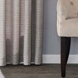 SKL Home Saturday Knight Ltd Maeve Sophisticated Yarn Dyed Woven Horizontal Pattern SunSafe Window Panel - Gray
