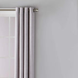SKL Home Saturday Knight Ltd Melange Textured Woven Fabric And Stylish Design SunSafe Window Panel - Gray
