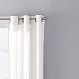 SKL Home Saturday Knight Ltd Raine Light Filtering Sophisticated SunSafe Window Curtain Panel - Ecru