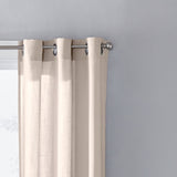 SKL Home Saturday Knight Ltd Raine Light Filtering Sophisticated SunSafe Window Curtain Panel - Linen