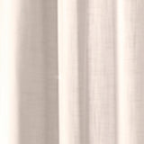 SKL Home Saturday Knight Ltd Raine Light Filtering Sophisticated SunSafe Window Curtain Panel - Linen