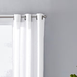 SKL Home Saturday Knight Ltd Raine Light Filtering Sophisticated SunSafe Window Curtain Panel - White