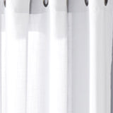 SKL Home Saturday Knight Ltd Raine Light Filtering Sophisticated SunSafe Window Curtain Panel - White