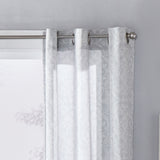 SKL Home Saturday Knight Ltd Salvatore Sophisticated Design And Slub-Weave Fabric SunSafe Window Panel - Dove Gray