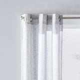 SKL Home Saturday Knight Ltd Salvatore Sophisticated Design And Slub-Weave Fabric SunSafe Window Panel - Dove Gray