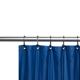 Carnation Home Fashions Premium 4 Gauge Vinyl Shower Curtain Liner with Weighted Magnets and Metal Grommets - 72x72"