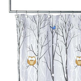 SKL Home Saturday Knight Ltd Winter Friends Shower Curtain - 70x72", Gray